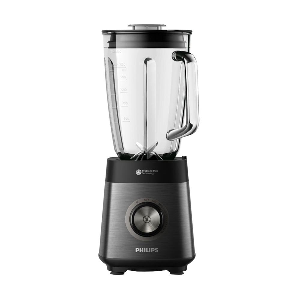 Блендер стаціонарний PHILIPS 5000 Series зі склянкою, чорний (HR3041/00)